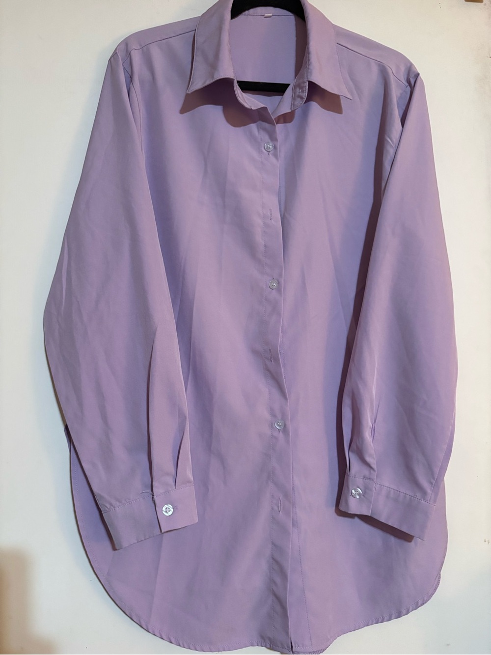 Classic Ladies Lavender Dress Shirt - Brand Unspecified